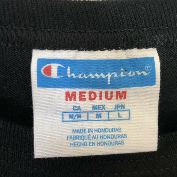 Champion Medium Fuzzy/Velvet Spellout Short Sleeve - Picture 4 of 8
